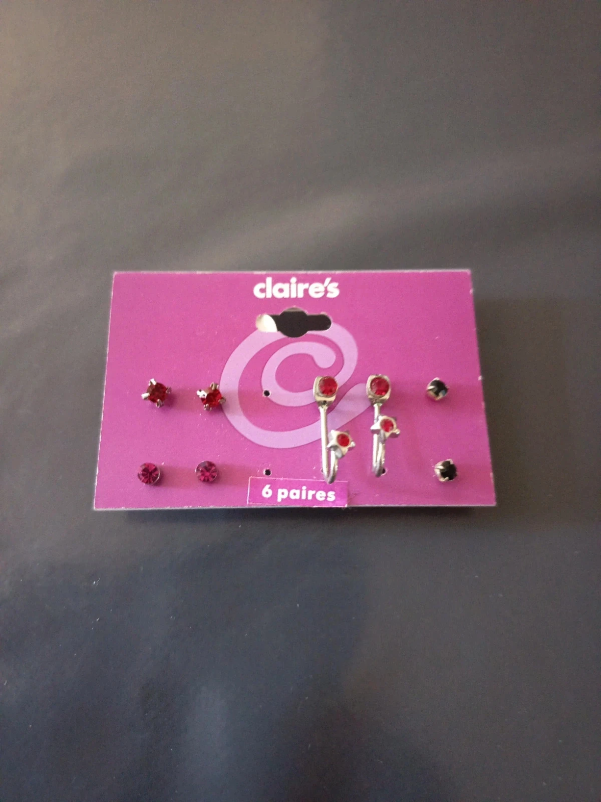 Lot 4 paires boucles d'oreilles